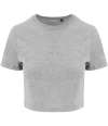 JT006 Girlie Tri-Blend Cropped T-shirt Heather Grey colour image